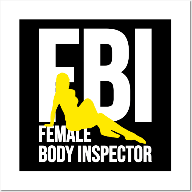 Female Body Inspector Wall Art by Riel